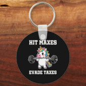 ヒットマックスウィリータックスジムおもしろいボディビルリフト キーホルダー (正面)