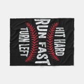 ヒット走懸命早回転売離れりプロおもしろいイヤー フリースブランケット (正面(横))