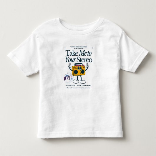 ヒット105.5幼児トップ トドラーTシャツ (正面)