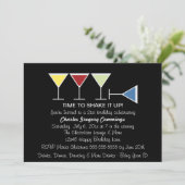 ヒット・ザ・フロア バースデー インビテーション (ブラック) (スタンド正面)