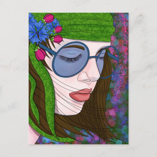 ヒッパイガールライフスタイル ポストカード (正面)