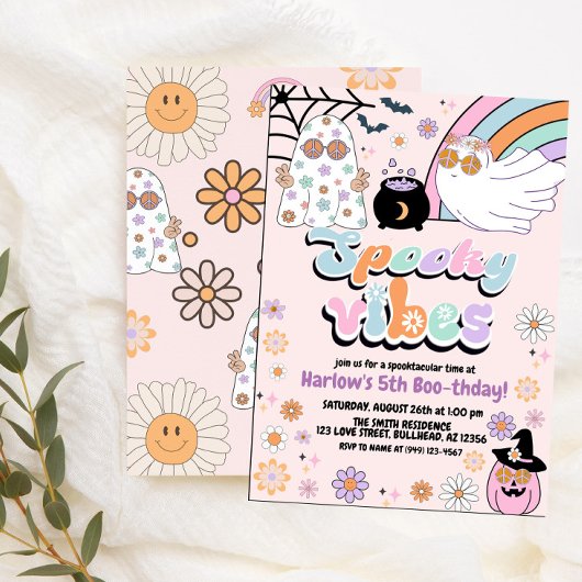 ヒッパイグルーヴィヴ不気味ビーブハロウィーン誕生日 招待状