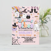 ヒッパイグルーヴィヴ不気味ビーブハロウィーン誕生日 招待状 (スタンド正面)