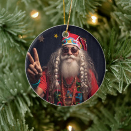 ヒッパイサンタオーナメントヒッパイクリスマスデコール セラミックオーナメント