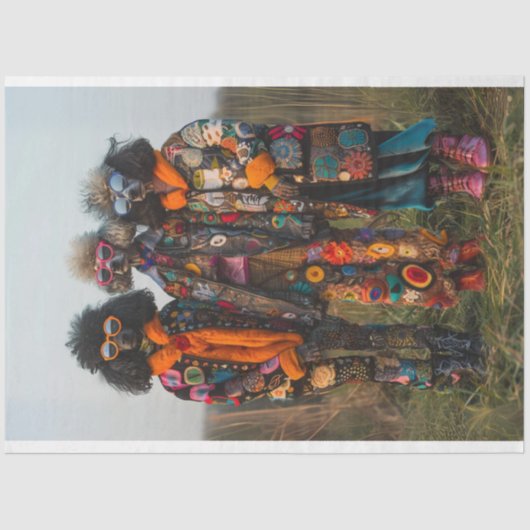 ヒッパイシスターズスタンダードプードルスタイルデコページ 薄葉紙 (正面)