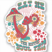 ヒッパイソウルトリップサマーヴィンテージキノコ シール (正面)