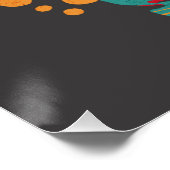 ヒッパイソウルトリップサマーヴィンテージキノコ ポスター (コーナー)