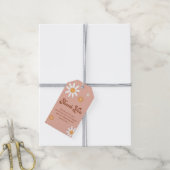 ヒッパイデイズベビーシャワー誕生日メッセージカード ギフトタグ (より糸付き)