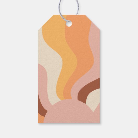 ヒッパイデイズベビーシャワー誕生日メッセージカード ギフトタグ (裏面)