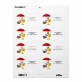 ヒッパイドッグニンツベジタリアンラベル ラベル (フルシート)