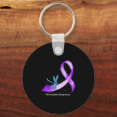 ヒッパイドラゴンフライパープルリボンオーバードーズ認識度 キーホルダー (正面)