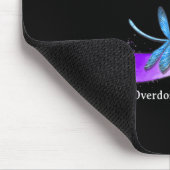 ヒッパイドラゴンフライパープルリボンオーバードーズ認識度 マウスパッド (コーナー)