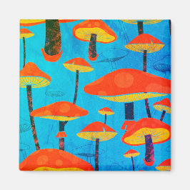 ヒッパイドリーミーレトロヴィーベエンチャントマッシュルーム マグネット