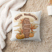ヒッパイハロウィン幽霊面白いハロウィーングルーヴィ クッション (ブランケット)