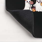 ヒッパイハロウィーンかわいい幽霊ブー不気味シーズンポンプ マウスパッド (コーナー)