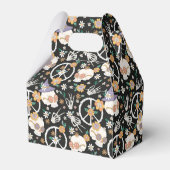 ヒッパイハロウィーンスカルと花のパターン フェイバーボックス (裏面サイド)