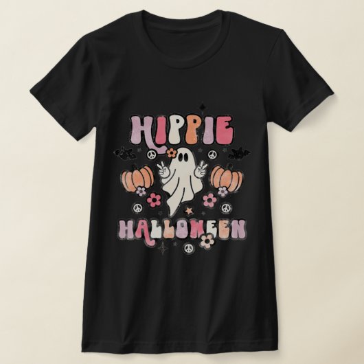 ヒッパイハロウィーン幽霊sコスチュームGroovy 不気味 S Tシャツ (レイダウン)