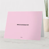 ヒッパイバスバン挨拶おもしろい誕生日カード サンキューカード (裏面)