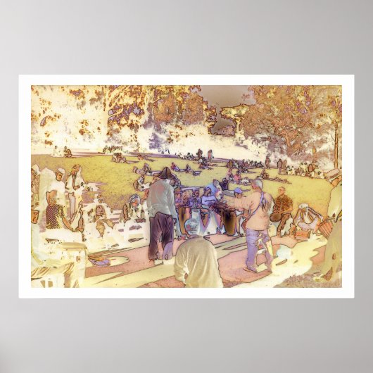 ヒッパイヒル（黄色の日の出） ポスター (正面)