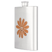 ヒッパイピースサインフラワーオレンジルッ動揺してク フラスク (左)