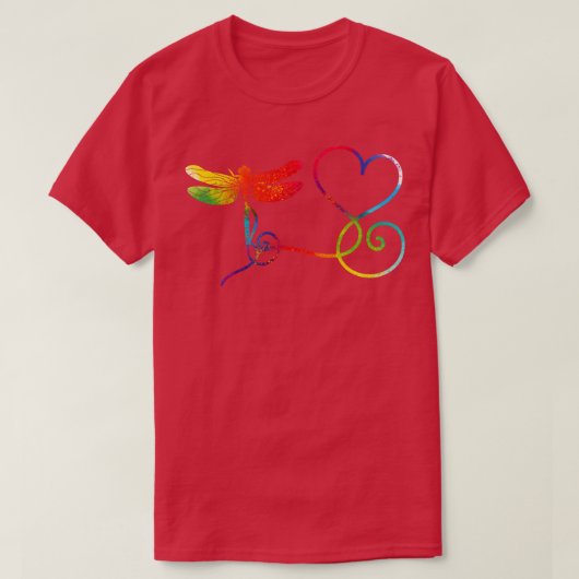 ヒッパイピースドラゴンフライ Tシャツ (デザイン正面)