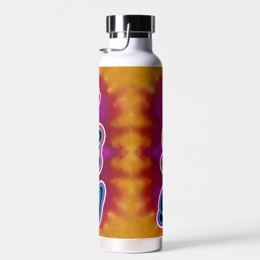 ヒッパイピース絞り染めグルービータンブラーボトル ウォーターボトル (右面)