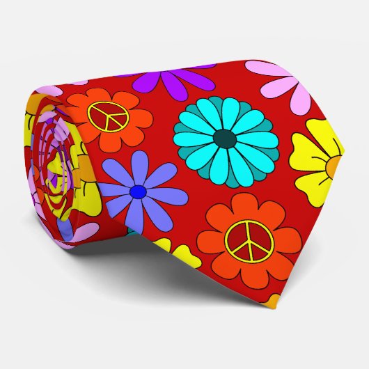 ヒッパイフラワーネックタイ ネクタイ (ロール)