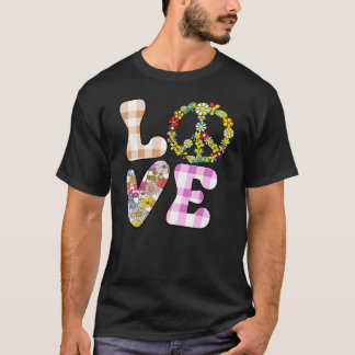 ヒッパイフラワーピースラブハッピーソウル2 Tシャツ