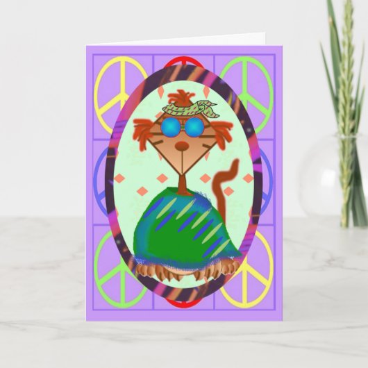 ヒッパイベレーテッド誕生日カード カード (正面)