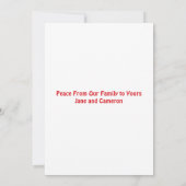 ヒッパイホリデーズカワイイレトロ70sファミリーフォトカード (裏面)