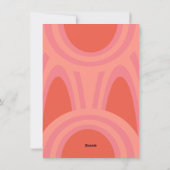 ヒッパイホリデーズクリスマスレトロサンタホリデーカード シーズンカード (裏面)