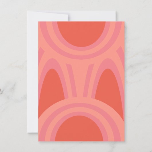 ヒッパイホリデーズクリスマスレトロサンタホリデーカード 招待状 (裏面)