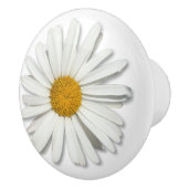 ヒッパイホワイトデイジーフラワーブロッサム – トレンディーファッション セラミックノブ (右)
