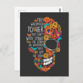 ヒッパイマムフラワーシュガースカルフローラ ポストカード (正面/裏面)