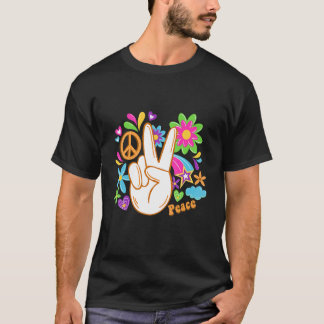 ヒッパイムーブメントヒッピーHipie Groovyピースボヘミアン Tシャツ