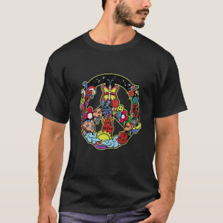 ヒッパイムーブメントヒッピーHipie Groovyピースボヘミアン Tシャツ