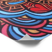 ヒッパイラブアクリルアート ポスター (角)