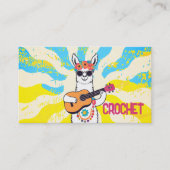 ヒッパイラマ編み物クロシェ手紡績糸 名刺 (正面)