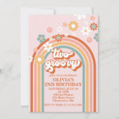 ヒッパイレインボーツグルーヴィー2nd誕生日招待状 招待状 (正面)