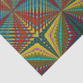 ヒッパイレッドブルーイエローグリーンエスニックトリップ(幻覚体験)のような自然 薄葉紙 (詳細)