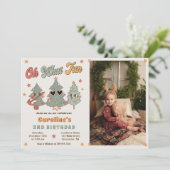 ヒッパイロックンクリスマスツリー誕生日オ何おもしろい 招待状 (スタンド正面)