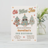 ヒッパイロックンクリスマスツリー誕生日オ何おもしろい 招待状 (スタンド正面)