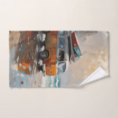 ヒッパイヴァンシースケープトラベラームメントアート バスタオルセット (ハンドタオル)