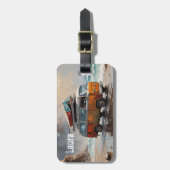 ヒッパイヴァンシースケープトラベラームメントアート ラゲッジタグ (正面縦)