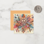 ヒッピカラフルーカード ノートカード (正面/裏面インサイチュ)