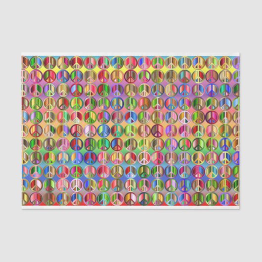 ヒッピカラフルー・ピース・デコパージュ 薄葉紙 (正面)