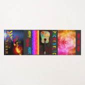 ヒッピサイケデリックートリップ(幻覚体験)のようなギター音楽 ヨガマット (正面(横))