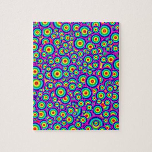 ヒッピサイケデリックー60のプリント ジグソーパズル (縦)