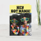 ヒッピーおもしろい誕生日カード カード (正面)