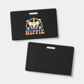 ヒッピーお尻置換関節手術おもしろい バッジ (正面＆裏面)